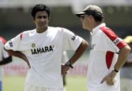 John Wright Anil Kumble